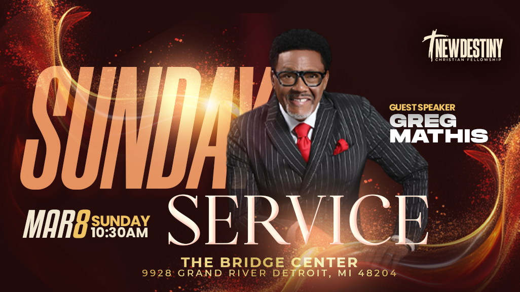 Sunday Worship w/ Guest Speaker Greg Mathis