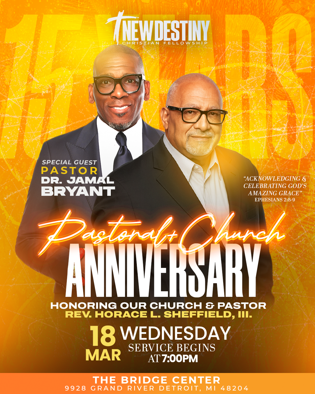 Pastoral & Church Anniversary with Dr. Jamal Bryant