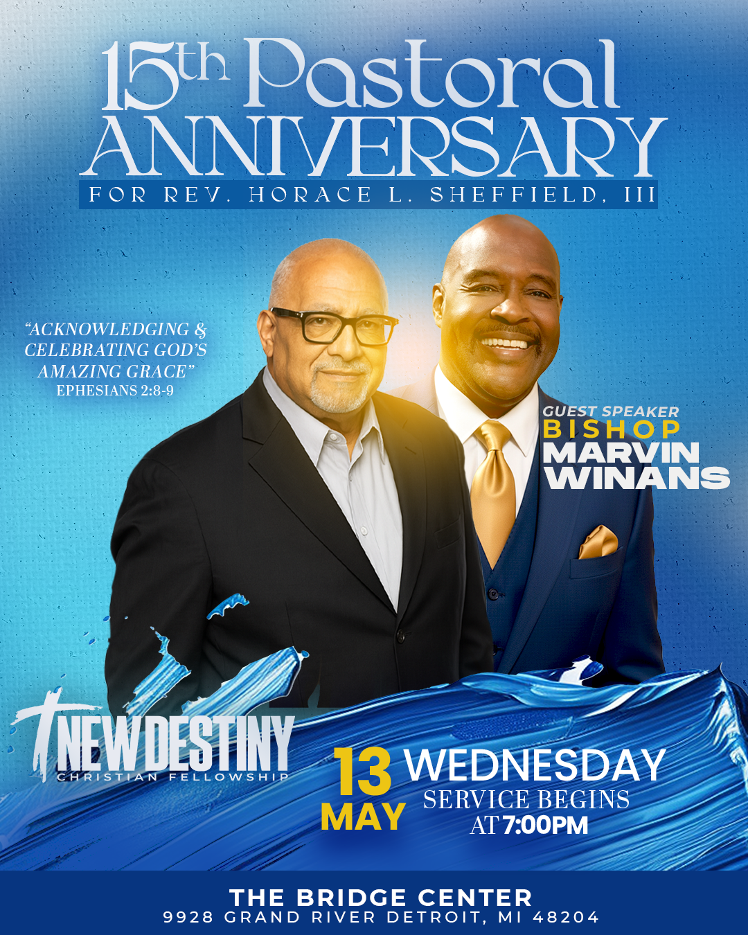 15th Pastoral Anniversary Service w/ Bishop Marvin Winans