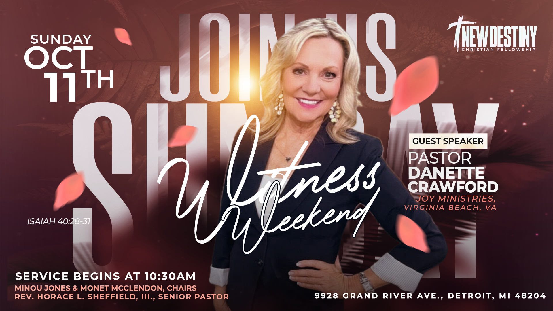 Witness Weekend Sunday Service